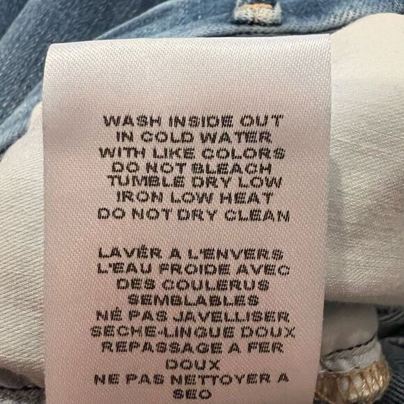 Good American Good Legs Zip Fly Crop Jeans Size 16 - Picture 5 of 5